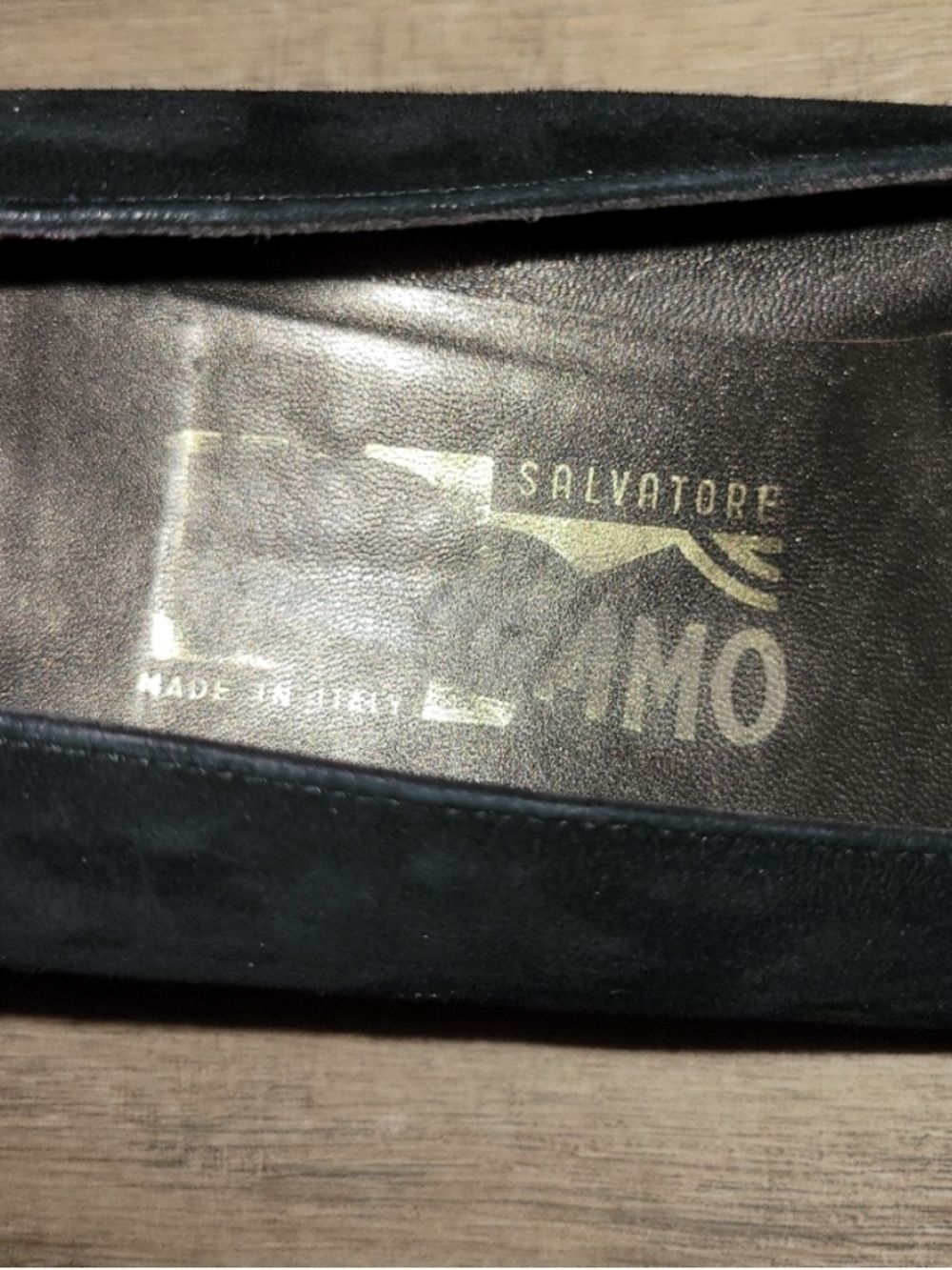 Salvatore Ferragamo Black Suede Women's Flats - Picture 3 of 11